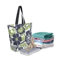 thumbnail image 2 of FORMRS Womens Canvas Tote Bag with Zipper Inner Pocket Shoulder Handbag, Retro Floral Pattern, 2 of 7