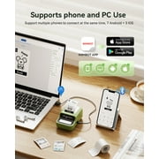 NIIMBOT B21 Pro HD Photo Printer Label Maker Machine, NEW Upgrade !300 DPI ! Sticker Printer Thermal Labeler for Business Home Office Organization,Green