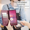thumbnail image 5 of CaseMe Leather For Google Pixel 10 Pro XL Wallet Case with RFID Blocking, For Google Pixel 10 Pro XL Case Wallet for Women Men Card Holder Magnetic Clasp Kickstand Folio Case,Wine Red, 5 of 11