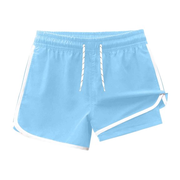 Boy Swim Trunks with Compression Liner Kids Stretch Swim Shorts Quick Dry Beach Swimsuit Boys Shorts Size 10-11 Years