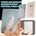 thumbnail image 2 of Punch-Free Screw Stickers Non-Marking Hooks For Bathroom Storage Rack Photo Frame Nail Kitchen, 2 of 8