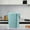 Blue #2, variant on Wall-Mounted Trash Can with Lid for Kitchen Cabinet | Hanging Garbage Can for Bathroom or Home | Plastic Waste Bin with Adhesive Hooks | Small Household Trash Receptacle for Under Sink or Cabinet