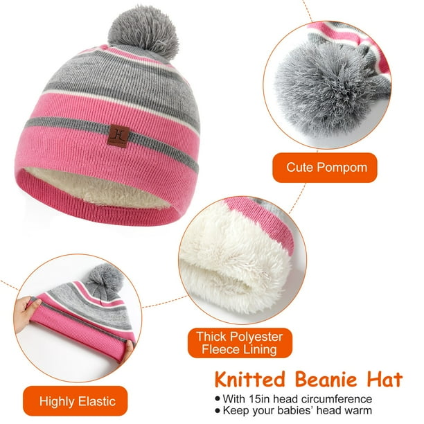 Amazon.com: Girls Winter Hat, Scarf, Gloves Set - Purple