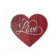 thumbnail image 2 of pstuiky Adorno para el hogar con forma de corazón para el Día de San Valentín: Colgante de madera para puerta., 2 of 4