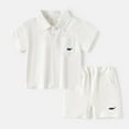 thumbnail image 2 of Boys Clothes Toddler Boy Summer Shorts Set Children's Cotton Animal Printed Short Sleeved Beach 6M 12M 18M 24M 3T 4T Shirts & Sets T-Shirt Tops+Shorts Two Pieces, 2 of 4