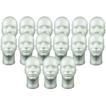 5Pc 2 Inch tyrofoam Mannequin Head oam Manikin Di play Head Hat tand ...