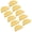 Golden, variant on HLXDECO 10 Pack Half Moon Cabinet Pulls Semicircle Kitchen Drawer Handles, Aluminum Alloy
