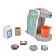 thumbnail image 4 of Juego de cafetera de simulación, juguete para cafetera, Mini cafetera de madera, juguete de cocina de madera, multifuncional, 4 of 8