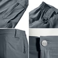 thumbnail image 3 of Zimjoy Hiking Shorts for Men Water Resistant Quick Dry Outdoor Work Tactical Cargo Shorts with Multi-Pocket (No Belt), Gray 3XL, 3 of 4