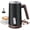 Black, variant on Electric Milk Frother and Steamer, 4-in-1 Milk Steamer with Design, Automatic Hot & Cold Maker for Latte, Cappuccinos, Macchiato, Milk Warmer (blue)
