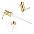 thumbnail image 2 of Stainless Steel Pump Head Push Type Lotion Pump Head 28/400 Thread, 2 of 9