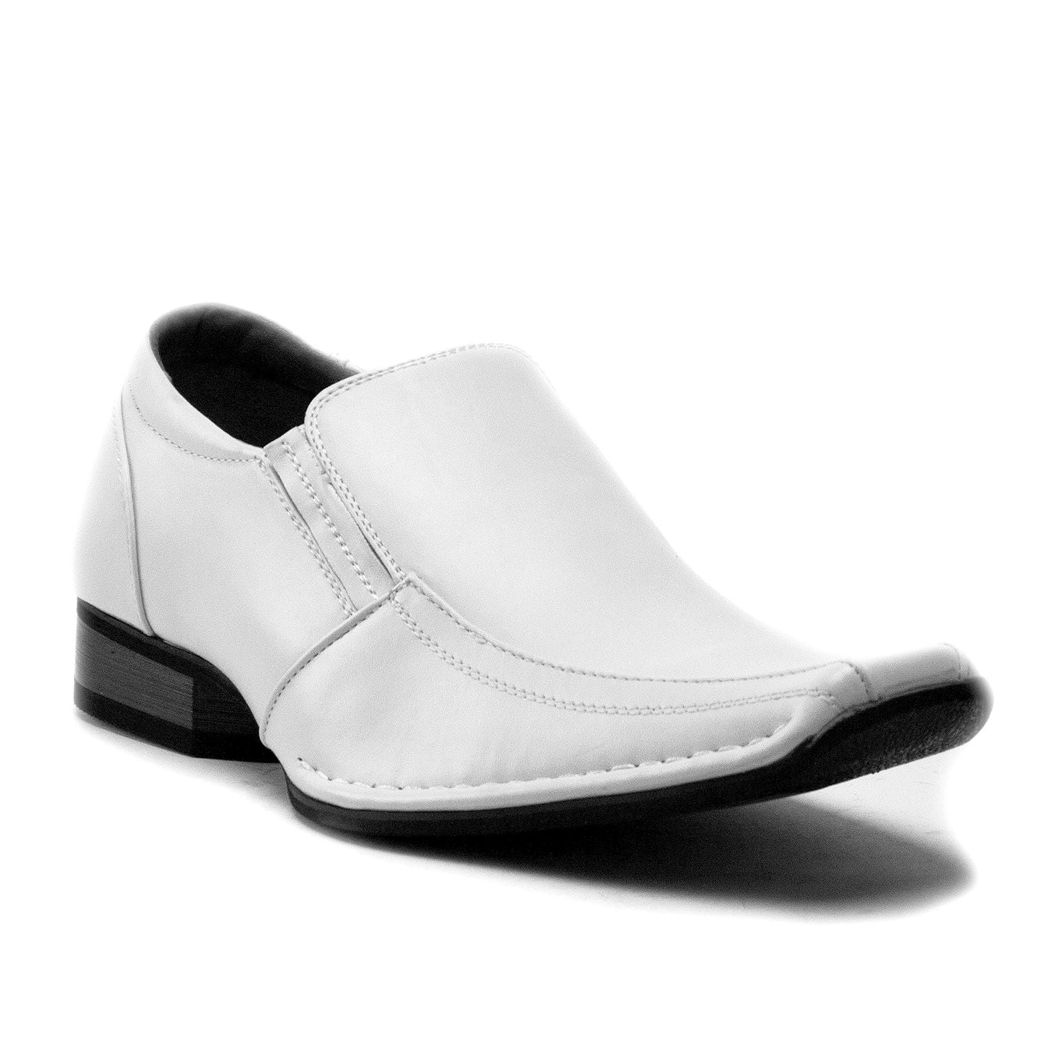 Men's Dress Shoes Men's Classic Formal Business Wedding Slip on Pointed Toe  Leather Shoes Casual Party Prom Dinner Banquet Dress Leather Shoes,White,46EU  : Amazon.co.uk: Fashion