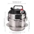 thumbnail image 2 of Yajisi 1.2L Mini 304 Stainless Steel Pressure Cooker – Triple‑Layer Fast‑Heat, Gas & Induction Compatible, Outdoor & Time‑Saving 100 kPa Design, 2 of 8