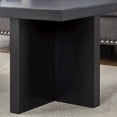 thumbnail image 6 of Roundhill Furniture Mchome Square End Table, Nightstand, Black Finish, 6 of 9