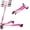 Pink, variant on Wheelive Kids 3-Wheel Drift Scooter, Foldable Swing Kick Ride-On Toy with Adjustable Handlebar & Light-Up Wheels for Boys & Girls Ages 5–12, Pink