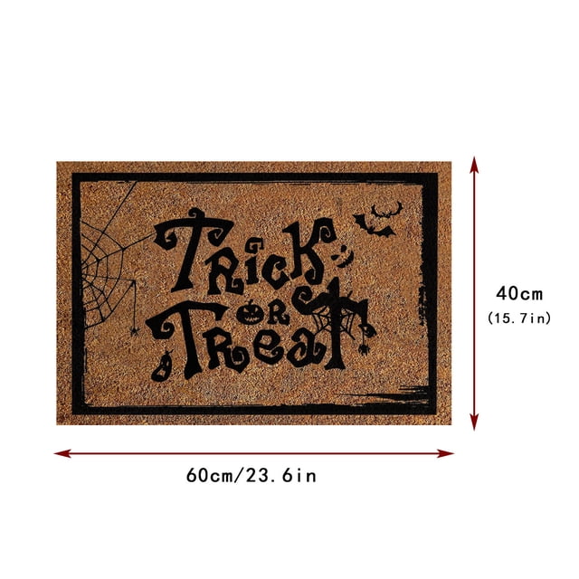 Hbdhejl Halloween Coir Welcome Mats For Front Door Funny Door Mats Outside