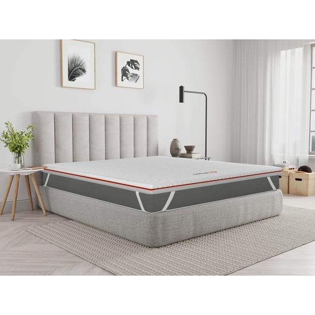 Dormeo California King Mattress Topper - Relieving Octaspring Technology - California King Mattress Bed Toppers, Cooling Mattress Topper - 3 inch Mattress Topper King - Mattress Pad California King