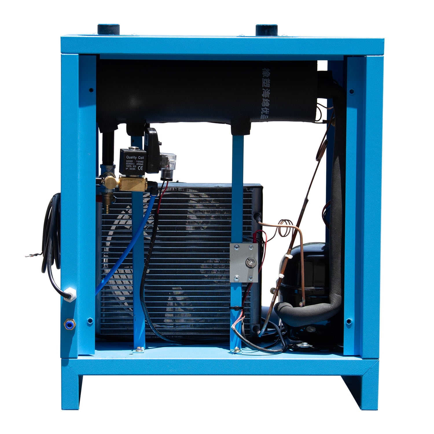 HPDMC Industrial Refrigerated Air Dryer for Air Compressors, 35 CFM, R134a Cooling System, 110V, Removes Moisture & Contaminants