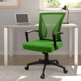 thumbnail image 4 of Lacoo Mid-Back Office Desk Chair Ergonomic Mesh Task Chair with Lumbar Support, Green, 4 of 7
