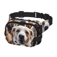 thumbnail image 2 of Easygdp Realistic Cute Puppy Fanny Packs para Mujeres y Hombres, Bolsa de Cinturón, Bolsos de Cruz para Trabajo/Correr/Senderismo, 2 of 9