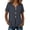 A-Gray, variant on MaFYtyTPR Women Summer V-Neck Shirts Solid Color Cotton Linen Fashionable Button Loose Comfortable Tops A-Army Green L