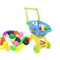 thumbnail image 3 of SKISUNO Mini Chariot de Courses Jouet en Plastique Bleu pour Jeu de Rôle Intérieur 1Pcs, 3 of 8