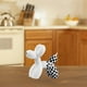 thumbnail image 5 of Adorno artístico y divertido con forma de perro con globos de colores vivos: decoración llamativa y divertida para el hogar y la oficina (blanco y negro), 5 of 6