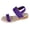 Purple, variant on YLYL Women's Espadrilles Wedge Platform Sandals Open Toe Elastic Ankle Strap Dressy Casual Slip on Summer Shoes