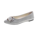 thumbnail image 3 of Taqqpue Women Shoes Under 15 Dollars Women's Versatile Plus-Size Pointed-Toe Multi-Color Metallic Embellished Comfortable Flat Shoes for Women, 3 of 6