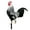 E, variant on Lohuatrd Rooster Decor Realistic Life-like Ornamental Double-sided Printing Acrylic Garden Statue Chicken for Yard