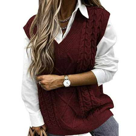 New for Fall! HIMIWAY Elevate Your Style Game with Our Luxurious Women s Knitwear Stay Warm and Stylish All Winter Long! Warm and Stylish Women s Sweater for Winter Wine L
