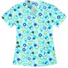 Lace Circles V-Neck Top