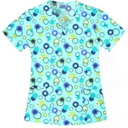 Lace Circles V-Neck Top