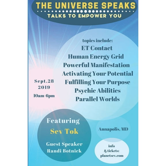 The Universe Speaks: Talks To Empower You, (Paperback)