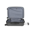 thumbnail image 3 of Travelers Club Chicago 20" Hardside Rolling Carry On Luggage - Charcoal, 3 of 8