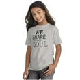 thumbnail image 3 of The Same Soul Love Soulmates Romantic Girls Kids T Shirt Tees Teen Brisco Brands XS, 3 of 5