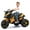 Yellow, variant on HNH Kids Motorcycle for 3-6 Year old, 3-Wheels Ride On Motorcycle, 12V Battery Powered Motorbike with PU Seat, Training Wheels/Manual Throttle/Lighting Wheels/Wireless,Red