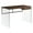BROWN, variant on Computer Desk - 48"L / Brown Reclaimed Wood/ Glass Panels