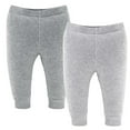 thumbnail image 2 of The Peanutshell Baby Boy and Baby Girl Pants, Soft Heather Neutrals Unisex Pull On Pants for 18-24 Months, 5-Pack, 2 of 6