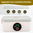 thumbnail image 3 of Boîte à Lunch Chauffée Sans Fil, Boîte à Lunch Électrique Rechargeable par USB Capacité 1L pour Voyage, 3 of 7
