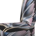 thumbnail image 4 of Designart "Hyperrealistic Gerbera Daisy Blooms IV" Blue Hyperrealistic Upholstered Accent Chair - Traditional Arm Chair For Bedroom, 4 of 7