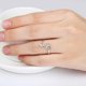 thumbnail image 3 of Anillo con Huella de Pata TANGJMXG Plata de Ley 925 Ajustable, 3 of 5