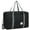 Black, variant on Lightweight Foldable Duffel Bags for Spirit Airlines Personal Item Bag 18x14x8 Underseat Carry on Waterproof Travel Tote Handbag with Shoulder Strap