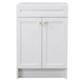 thumbnail image 3 of 23 in. Single Sink Foldable Vanity Cabinet, White, 3 of 6