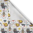 thumbnail image 4 of Ambesonne Circus Valance Pack of 2, Doodle Circus Animals, 42"X18", Multicolor, 4 of 5