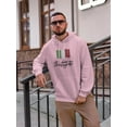 thumbnail image 2 of Buon Ferragosto Italy Flag Hoodie Men -Image by Shutterstock, Male x-Large, 2 of 4