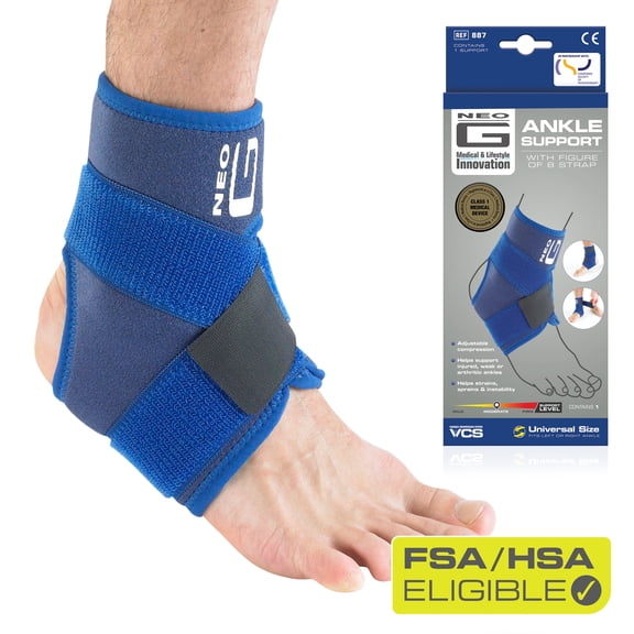 Neo-G, Ankle Support with Figure of 8 Strap One Size