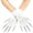 S, variant on Halloween Glitter Long Claw Gloves, Gothic Monster Witch Gloves for Halloween Birthday Party & Role Play
