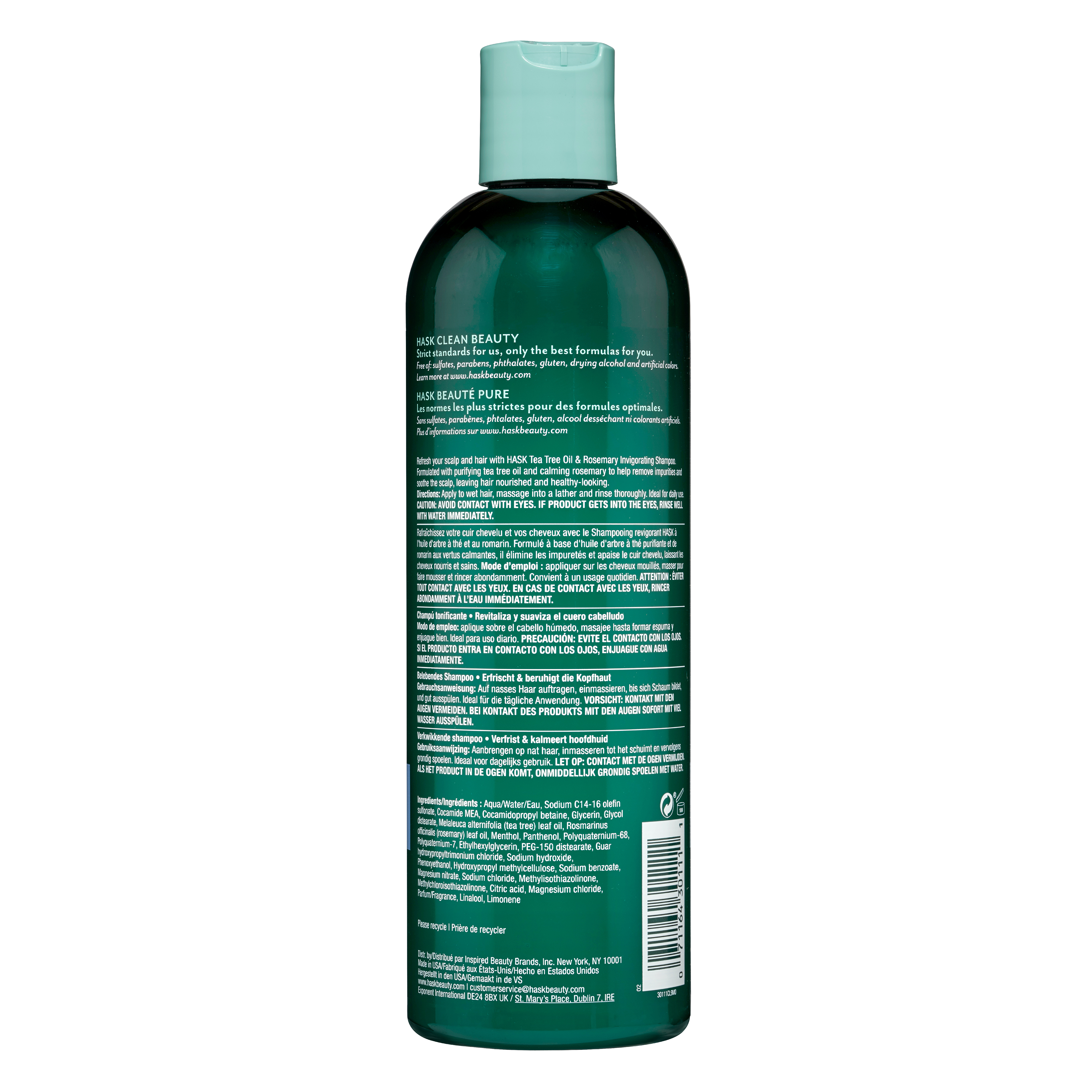 Hask Tea Tree Oil & Rosemary Nourishing Daily Shampoo with Refreshing Herbal Scent, 12 fl oz - image 2 of 14