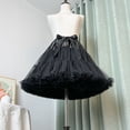 thumbnail image 3 of Women Tulle Petticoat, Soft Puffy Skirt, Elastic Waist Petticoat Tutu Tulle Skirt, Fluffy Skirt, Multi-Layer Party Puffy Skirt, 3 of 7